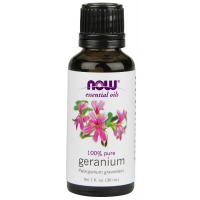 Óleo essencial de gerânio Geranium 1oz 30ml NOW Foods