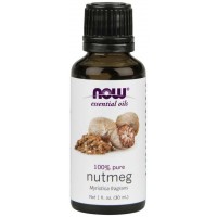 Óleo essencial de noz moscada Nutmeg 1oz 30ml NOW Foods