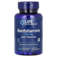 Benfotiamine with Thiamine 100mg 120s Life Extension